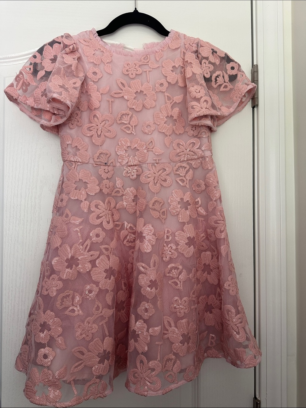 Ted Baker Blush Pink Floral Lace Party Dress